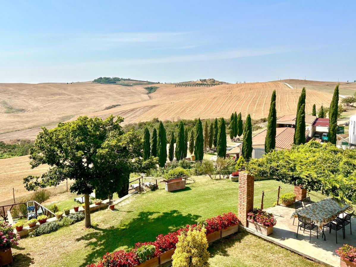 Podere Poggio Salto Apartamento Pienza Exterior foto