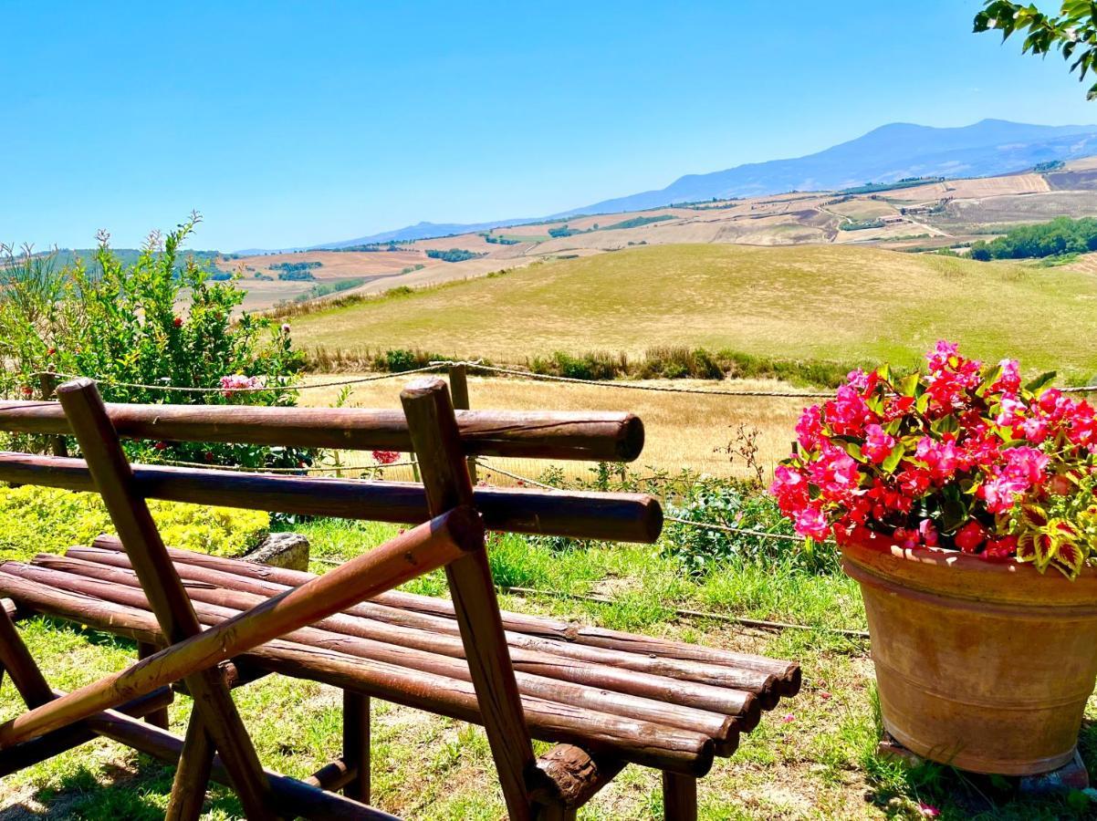 Podere Poggio Salto Apartamento Pienza Exterior foto