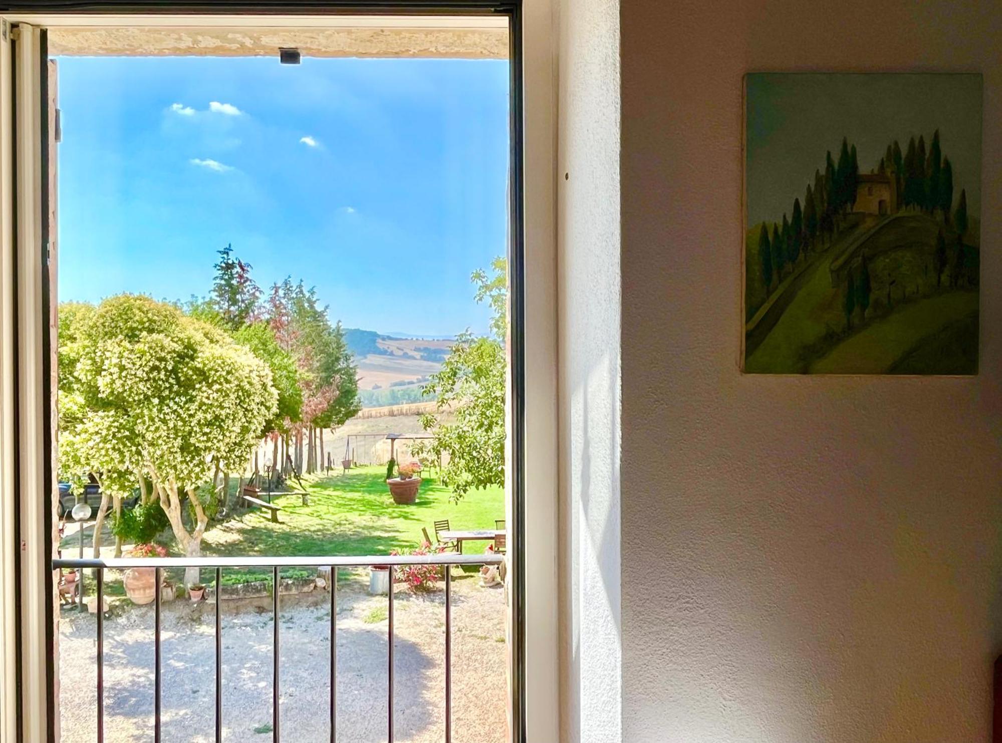 Podere Poggio Salto Apartamento Pienza Exterior foto