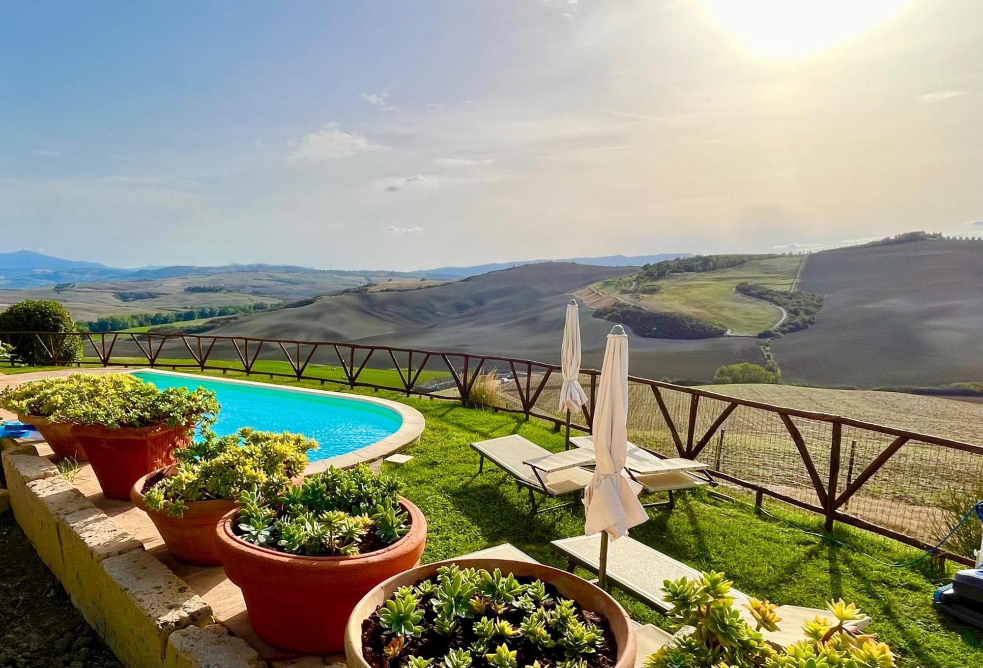 Podere Poggio Salto Apartamento Pienza Exterior foto